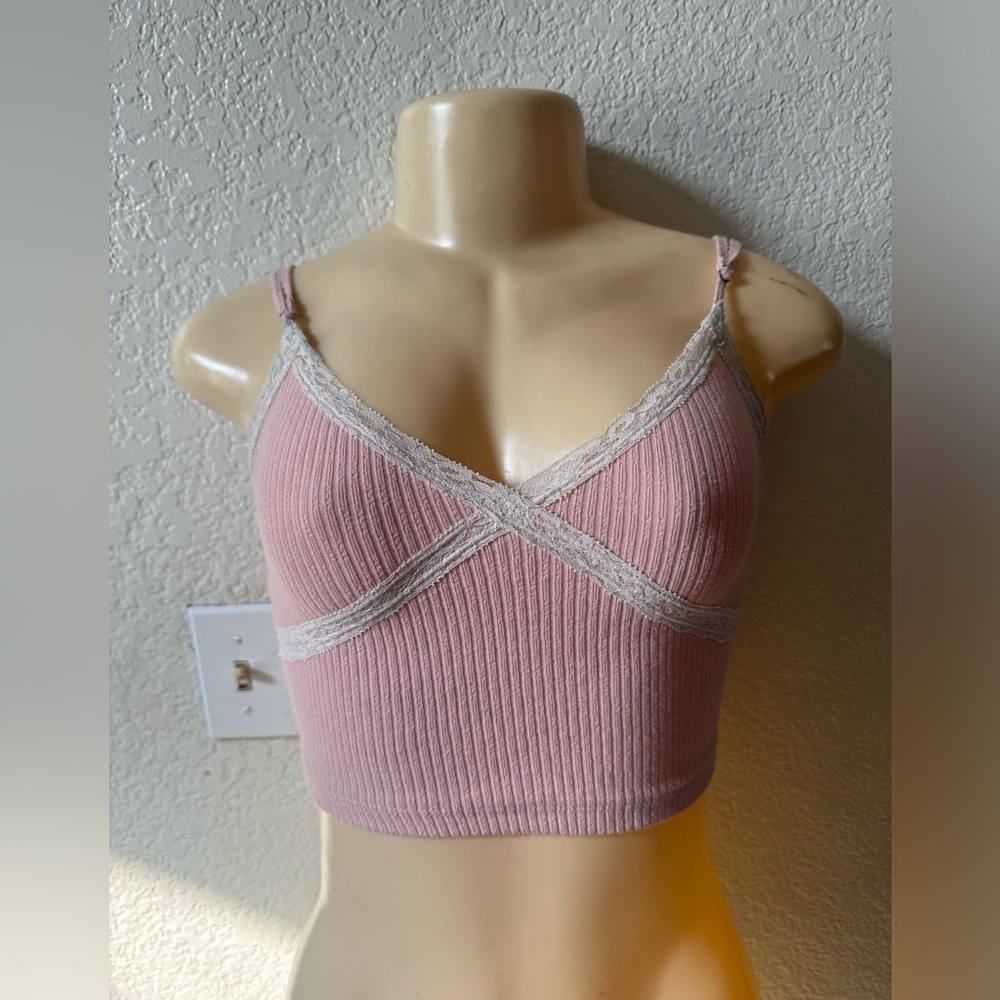 Aeropostale pink cop top sexy tank y2k 2000s xs